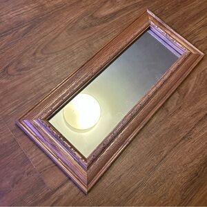 Rectangular Wooden Framed Mirror oak